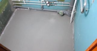 Наливной пол в туалете Домодедово, цена от 890 руб.